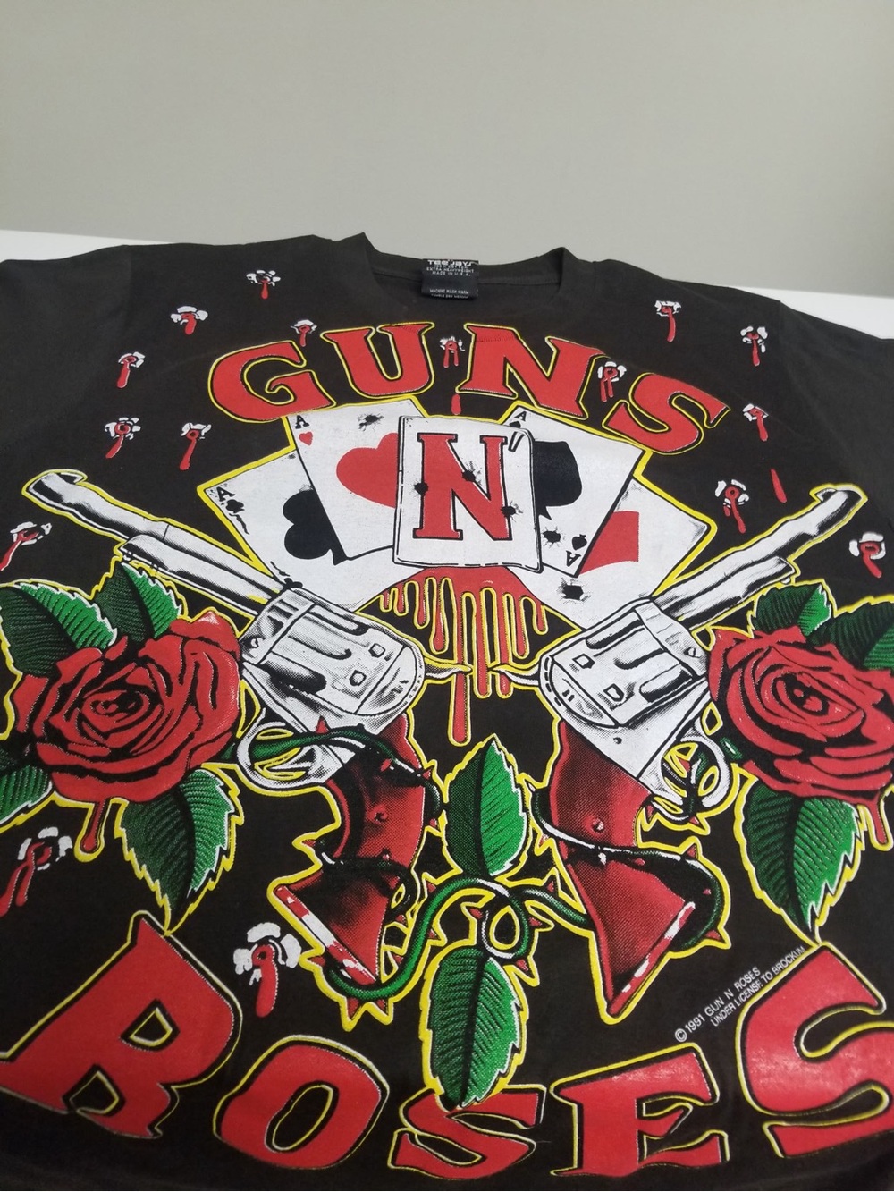 Guns N' Roses Black Graphic Short Sleeve Tee